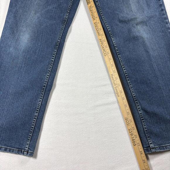 Jos A Bank Travelers Collection Jeans Mens 38x30 Tailored Fit Dark Wash Vintage - Picture 4 of 9